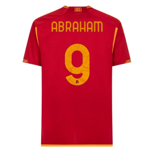 Fotballdrakt Herre AS Roma Tammy Abraham #9 Hjemmedrakt 2023-24 Kortermet